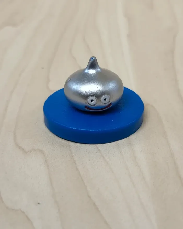 Figurine Dragon Quest × pepsi Slime argenté