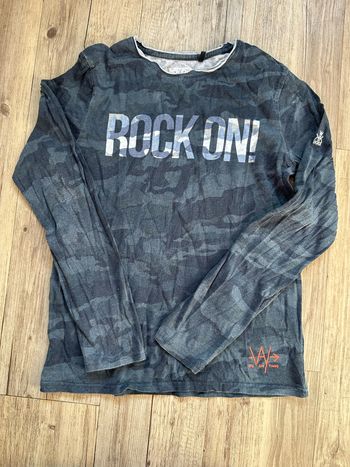 T shirt manche longue camouflage ikks taille S