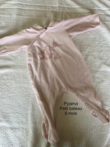 6 mois pyjama petit bateau