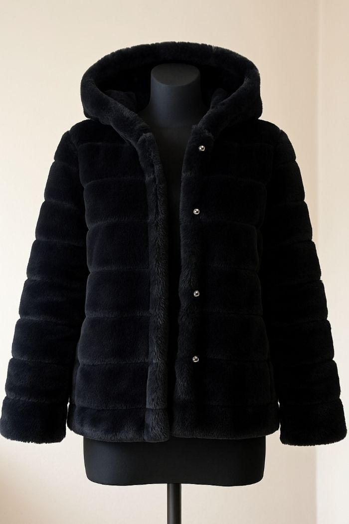 Veste / manteau en fausse fourrure - photo numéro 2