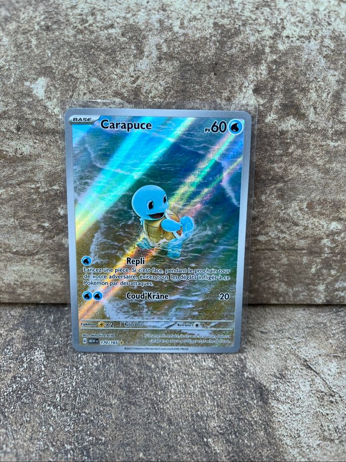 Carte Pokémon carapuce mew 170