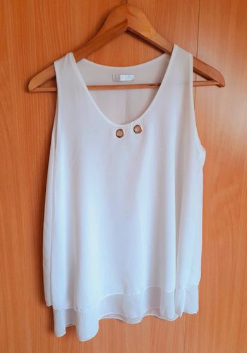 Débardeur 🎽 blanc taille unique