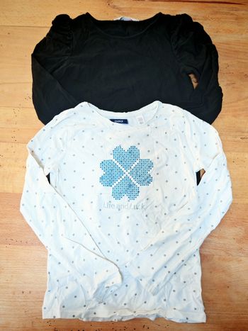 2 t-shirt manches longues