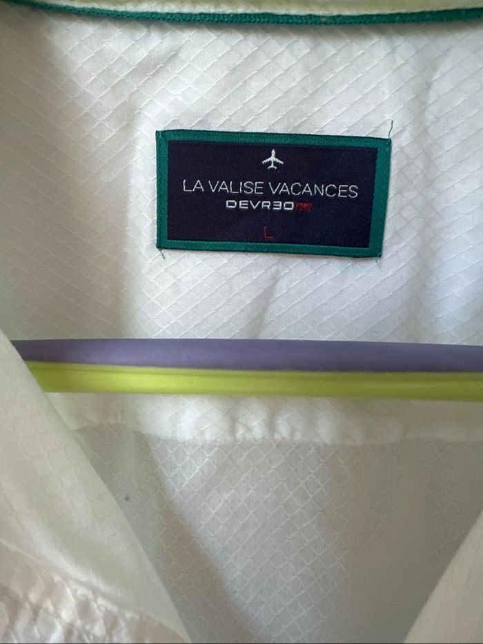 Chemise blanche Devred avec détails rayures au dos - photo numéro 3
