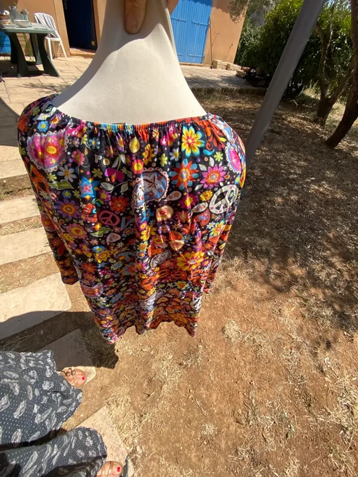 Superbe Tunique originale  effet hippie By coco - photo numéro 3