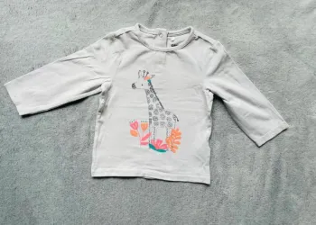 Tee shirt manches longues, 12 mois