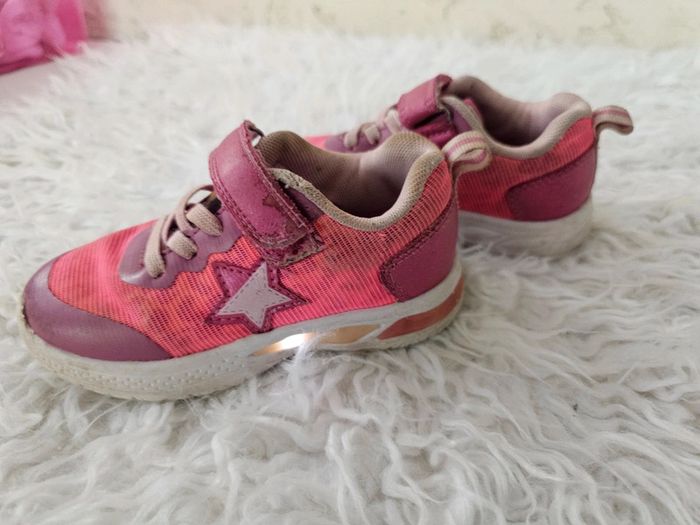 Baskets lumineuses rose taille 25 - photo numéro 10