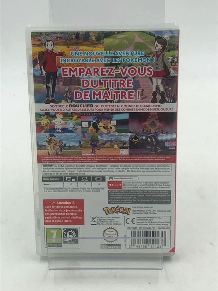 Jeu vidéo Pokémon Bouclier sur console Nintendo Switch - photo numéro 2