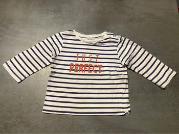 T-shirt manches longues 12 mois