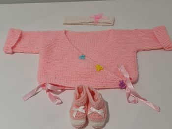 Lot brassière bandeau Chaussons naissance