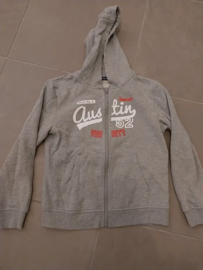 Sweat chaud gris clair 12A - photo numéro 2