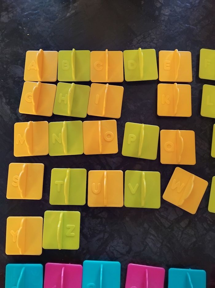 Lettres et chiffres pour pâte à modeler - photo numéro 4