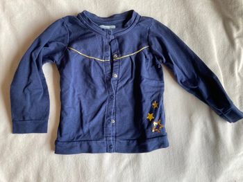Veste étoiles mes petits cailloux 24 mois