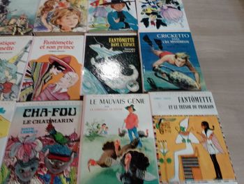 Lot de 15 livres, bibliothèque rose, Fantômette ect.(6)