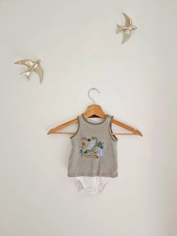 Ensemble short body t-shirt Sergent Major 👶 - photo numéro 3