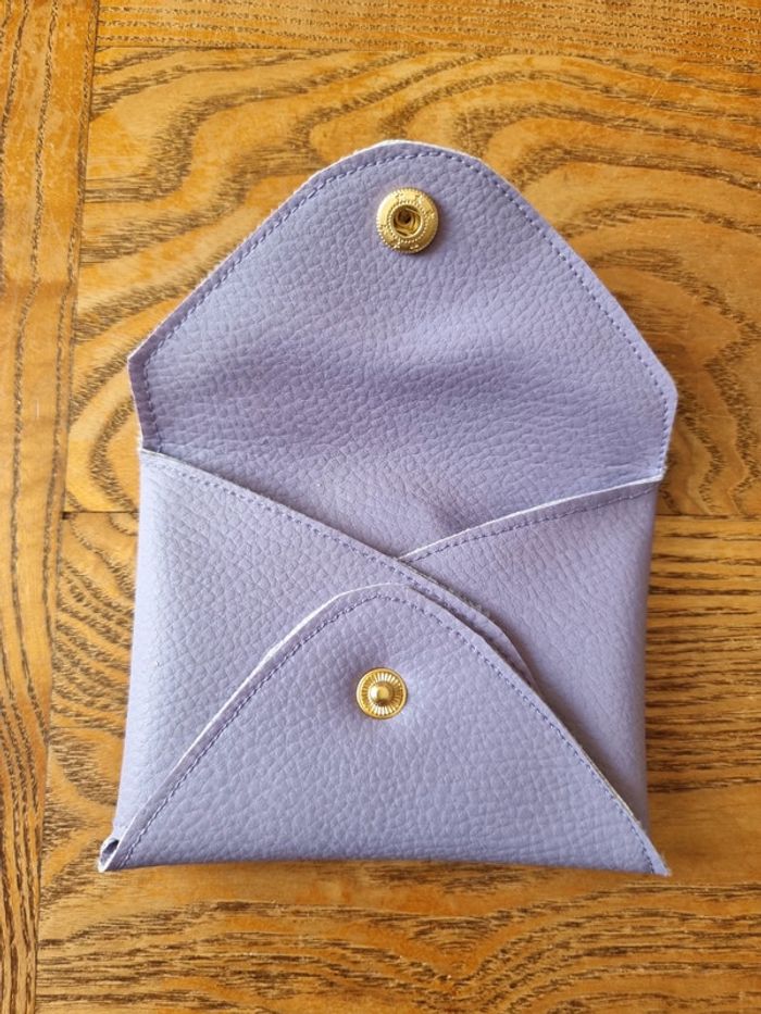 Petit porte monnaie lilas - photo numéro 3