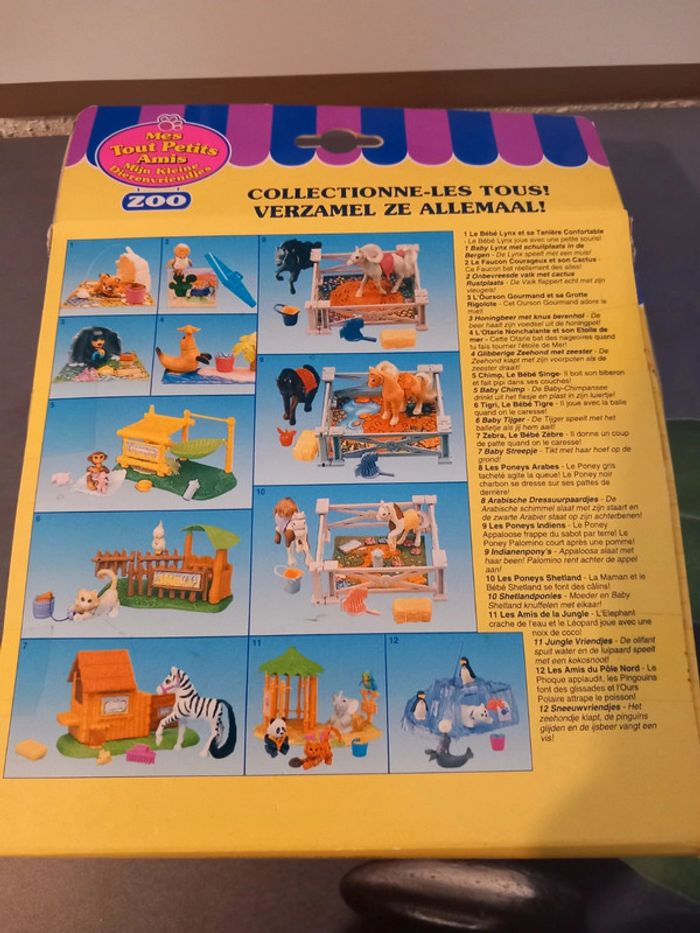 Jouets vintage Mes tout petits amis le zoo kenner Tonka 1993 - photo numéro 5