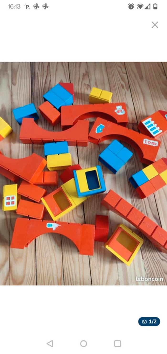 Lot de grosses bricks de construction année 80 super kid