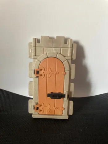 Playmobil mur parois avec porte et loquet château 3666 3667 3859 7144 3914 9989 3274 3351.