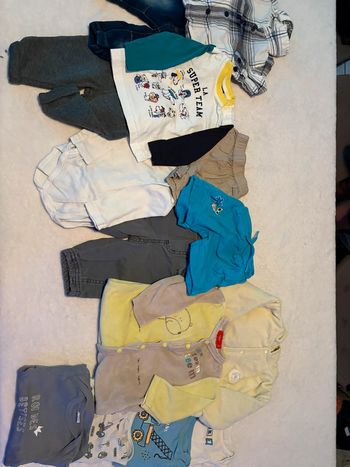 Lot vêtements bébé garçon 6 mois - Influx & Tissaia
