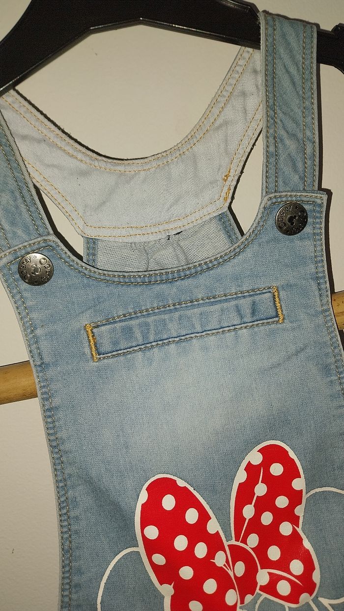 Combishort/ Salopette short DisneyxOrchedtra jean 8 ans Très bon état - photo numéro 8