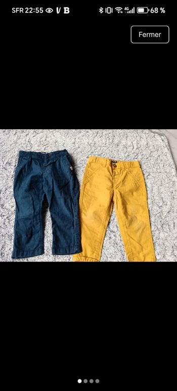 Lot de pantalons chinois 12-18 mois
