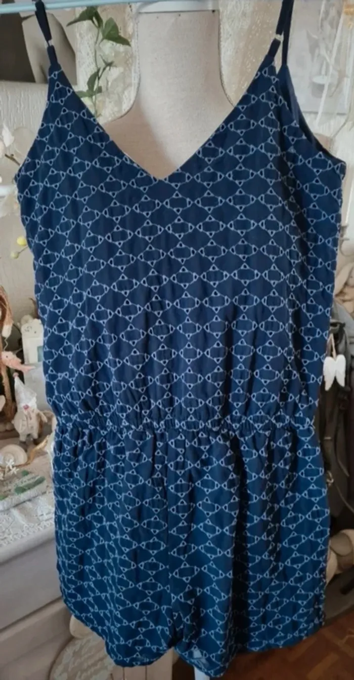 Combi-short bleu Pimkie Taille 38 - photo numéro 2