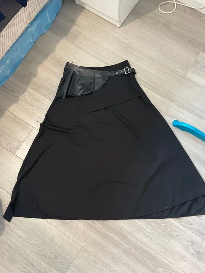Jupe longue avec ceinture intégrée
