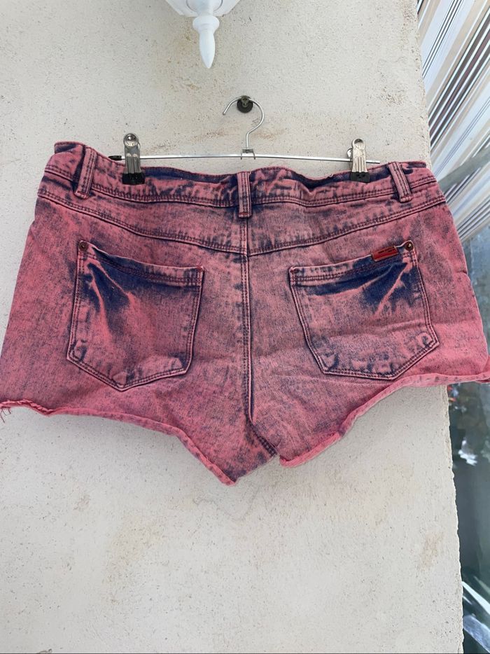Short rose en jean - photo numéro 2