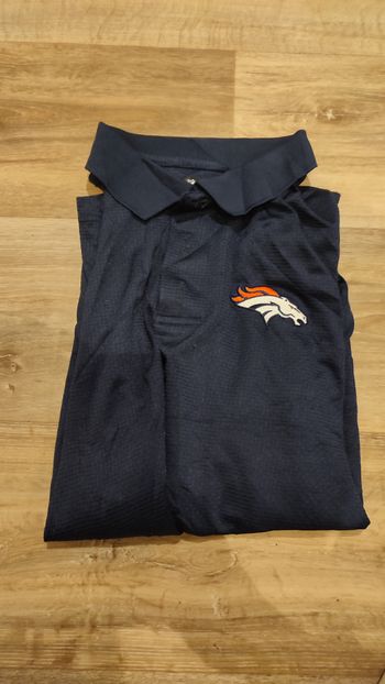 Polo manche courte col V Nfl team apparel L