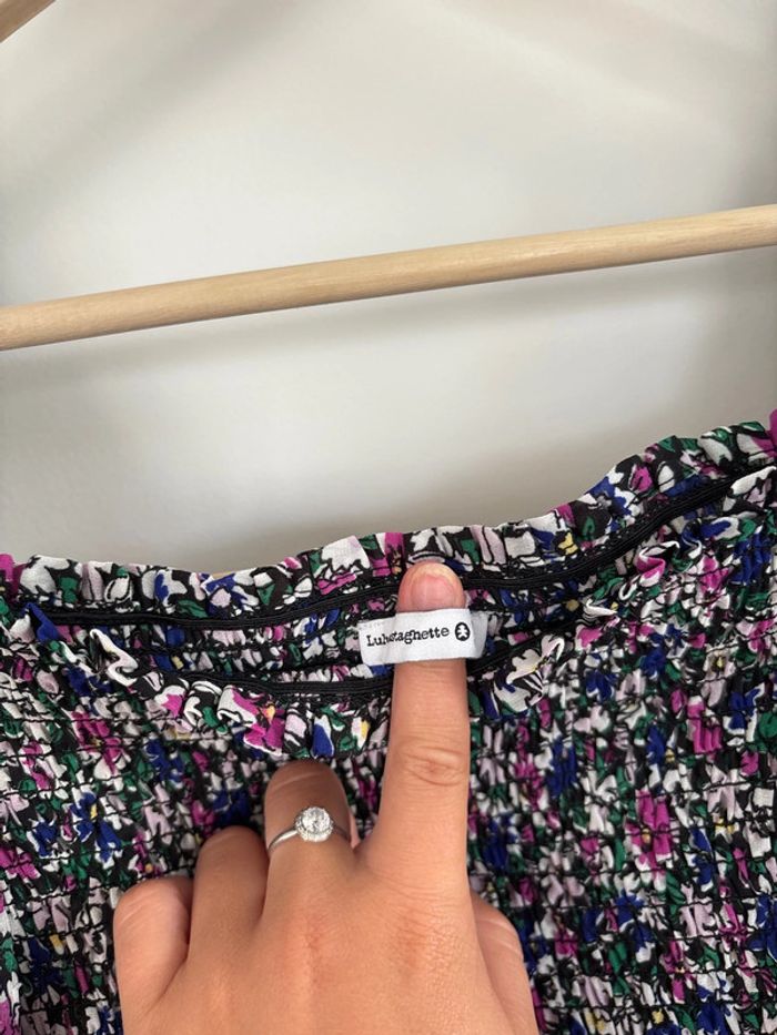 Blouse à fleurs Lulu Castagnette taille 40/L - photo numéro 5
