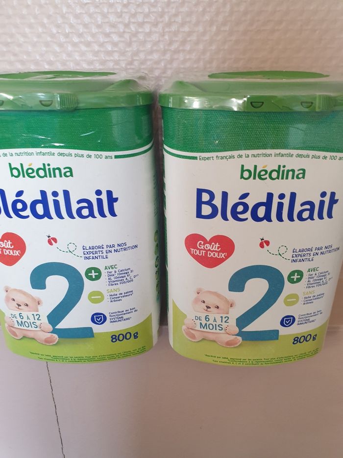 Lot de 2 boite bledilait 2eme age neuve
