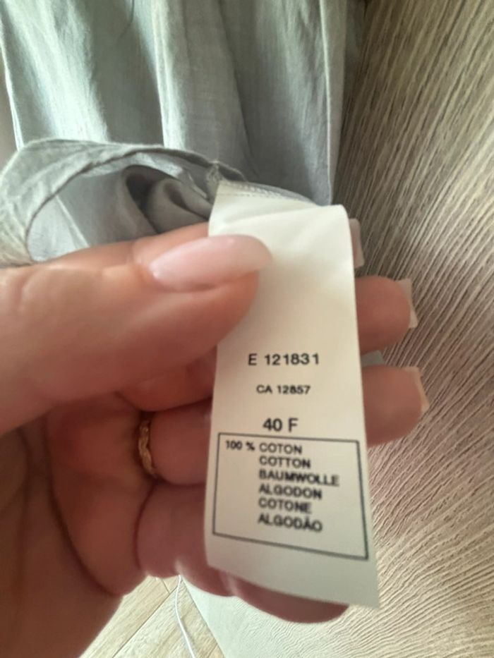 Top  en coton gris - Y2K - New man - T40 - photo numéro 7