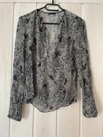 Blouse imprimé serpent - IKKS - 36