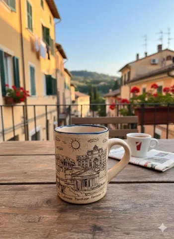 Mug Souvenir d'Italie – Monuments de Rome