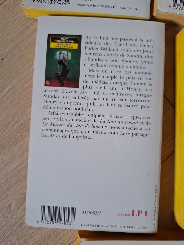 Lot de 8 thrillers de Mary Higgins Clark en bon état - photo numéro 7