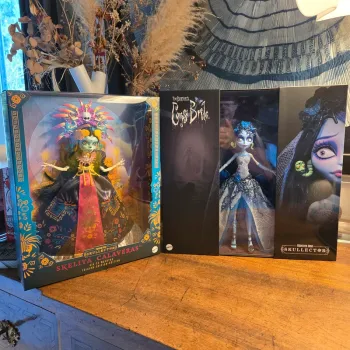 Skullector Monster High le jour des morts et Emily noce funèbre