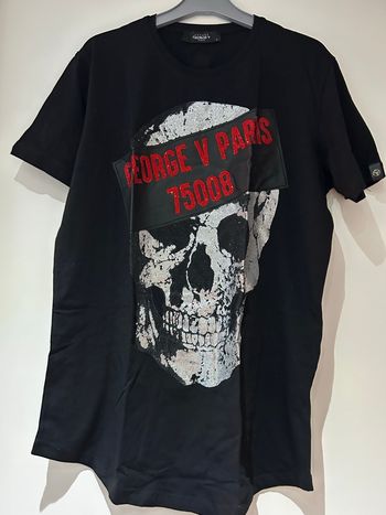 Teeshirt homme noir Georges V