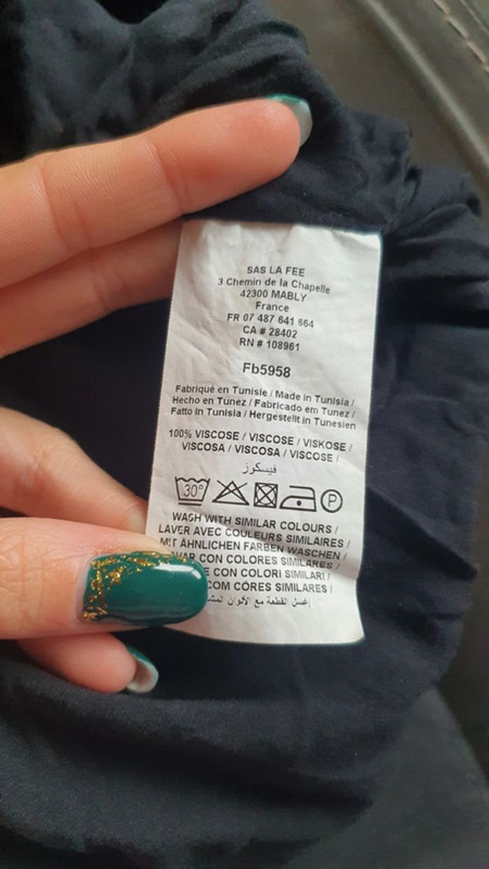 Robe la fée maraboutée taille 36 en très bon état - photo numéro 7