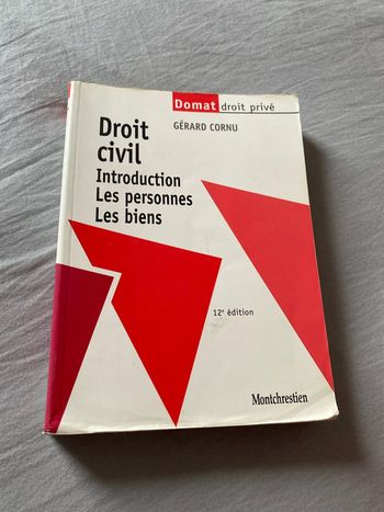 Droit civil introduction les personnes les biens
