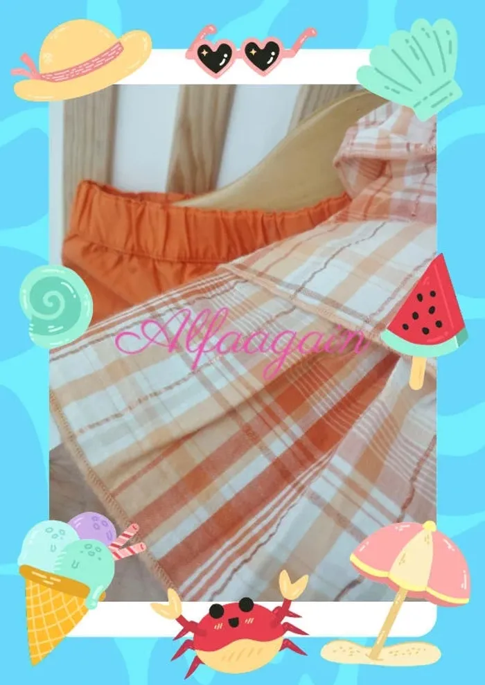 Ensemble neuf été 12mois orange - photo numéro 5