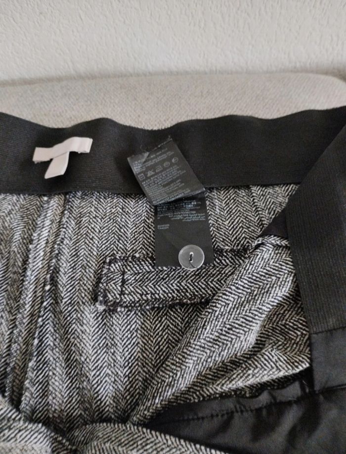 Pantalon habillé femme H&M gris chiné taille 44 - photo numéro 6