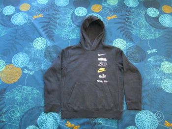 Sweat à capuche enfant Nike Taille M 38 Noir (P157)