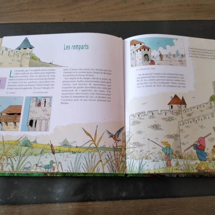 Livre Les châteaux forts et les chevaliers - photo numéro 9