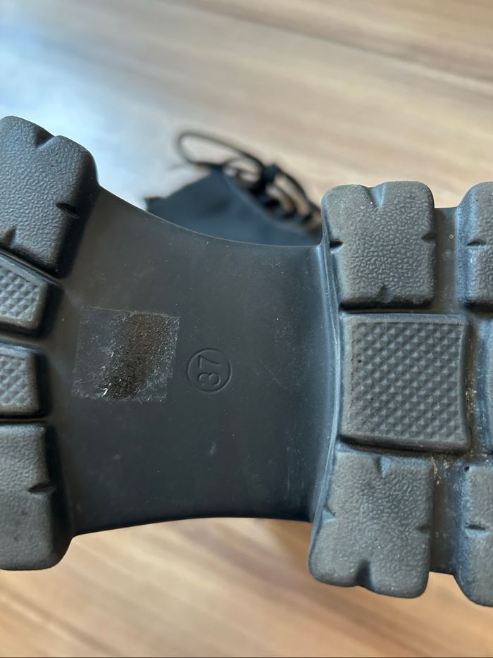 Bottines noires bi-matière Boutique Indépendante Taille 37 - photo numéro 6