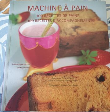 Livre machine à pain 100 recettes de pains de Christel Cousin