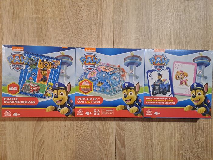 Lot de 3 jeux neuf la pat patrouille