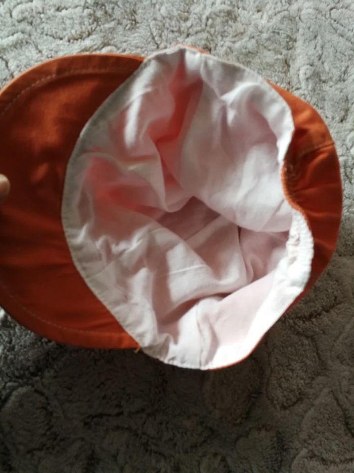 Casquette orange pour bébé 6 mois Dino's Land - photo numéro 6