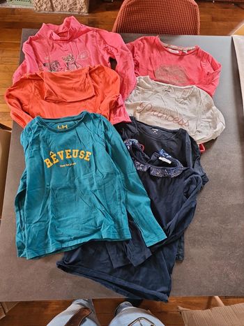 Lot t-shirt manches longues