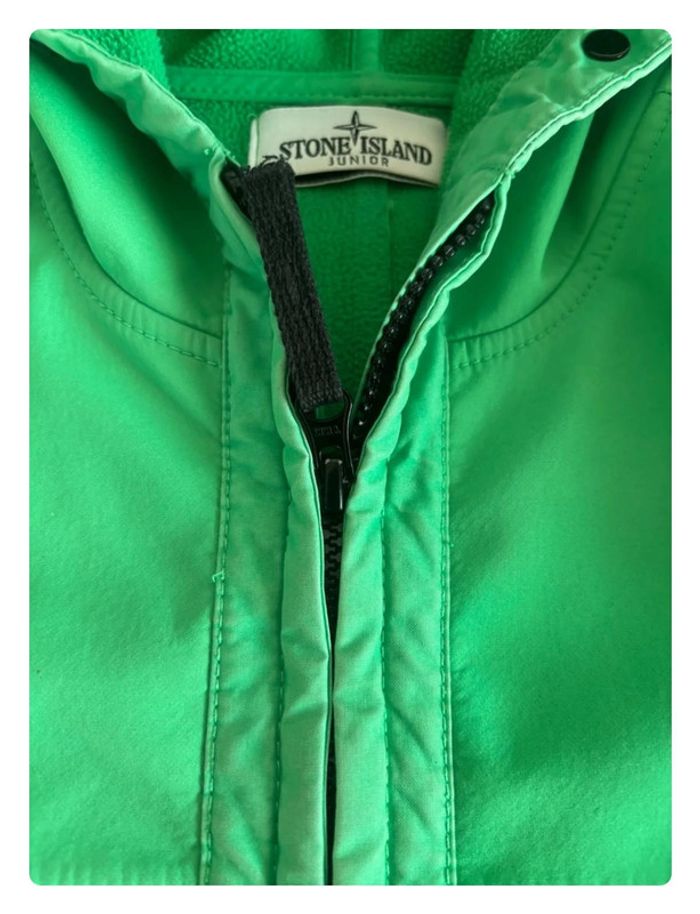 Coupe vent junior Stone Island taille xs vert pomme - photo numéro 7